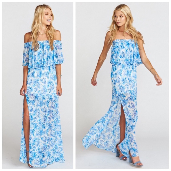 Show Me Your MuMu Dresses & Skirts - New show me your mumu blue floral